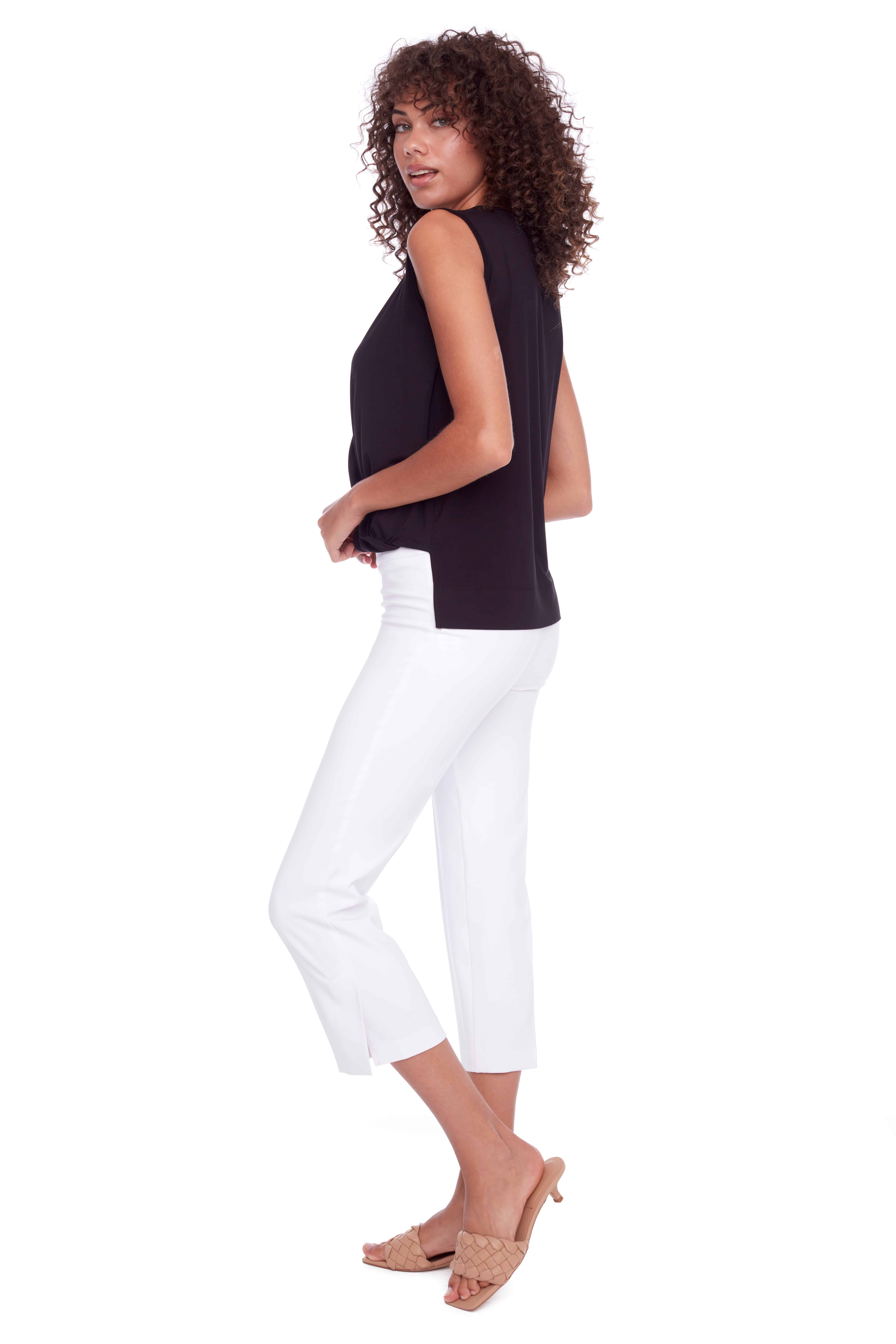 Pantalon Palermo gainant / ceinture élastique / pull on