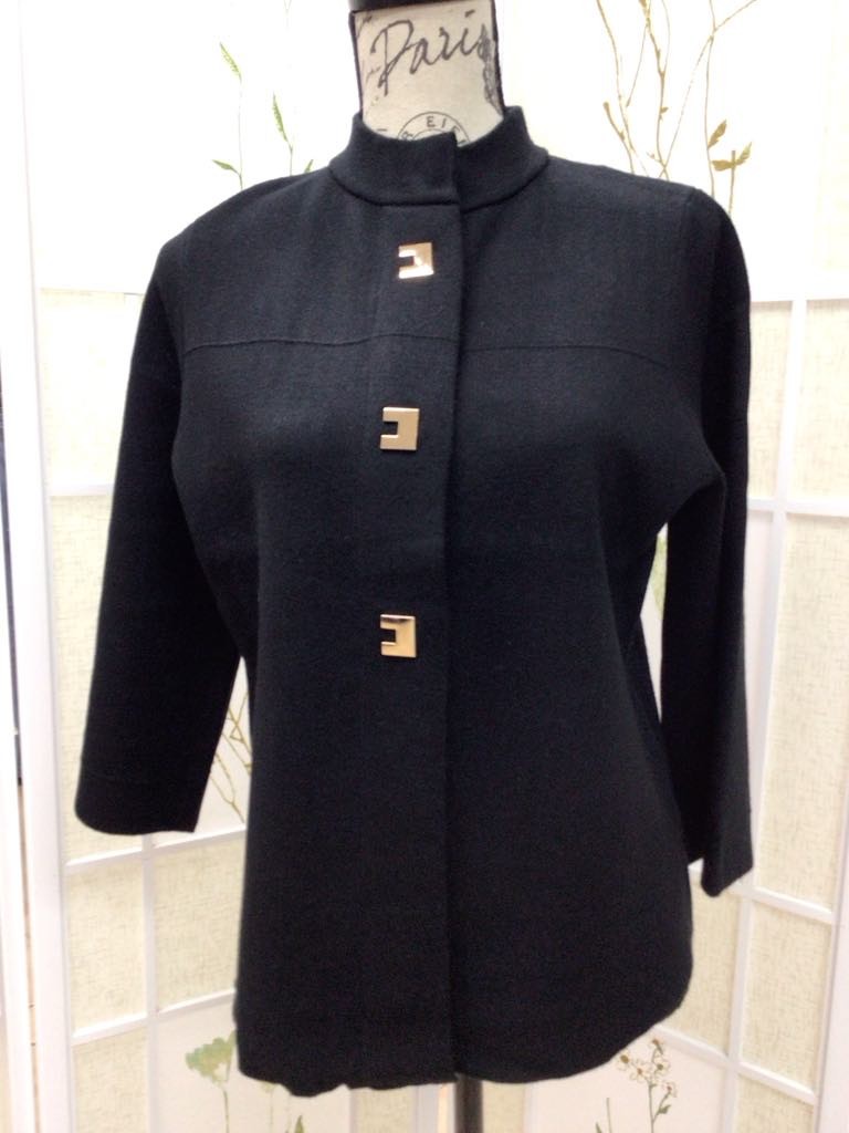 Cardigan manche 3/4 / col montant 