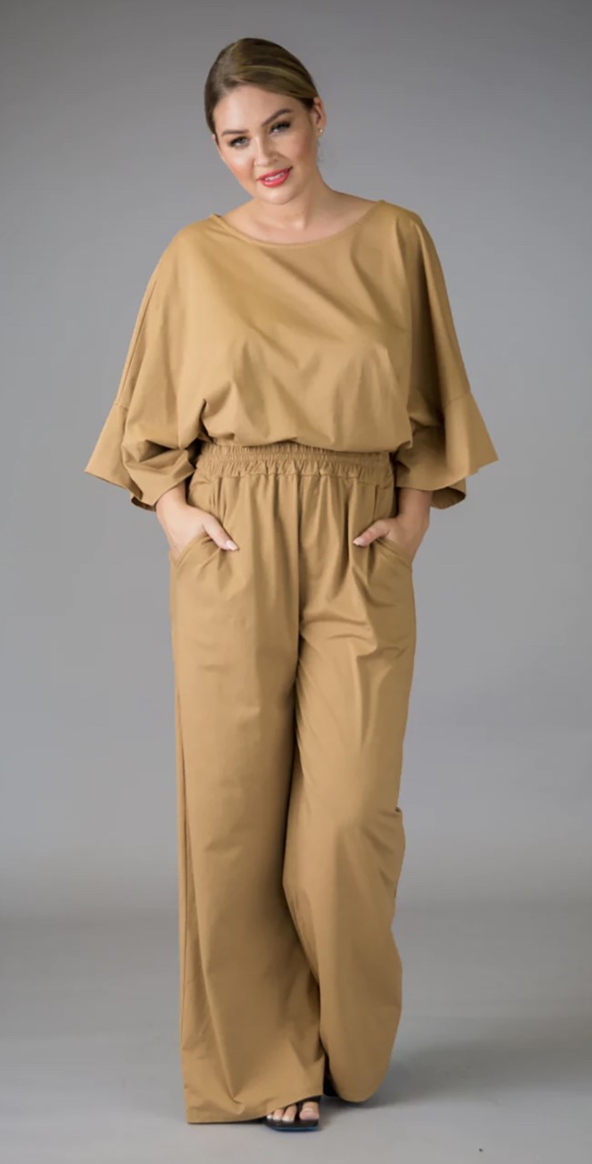 Pantalon jambe large / Paolo Tricot