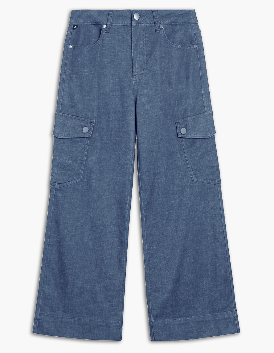 Jeans pull on poches cargo 