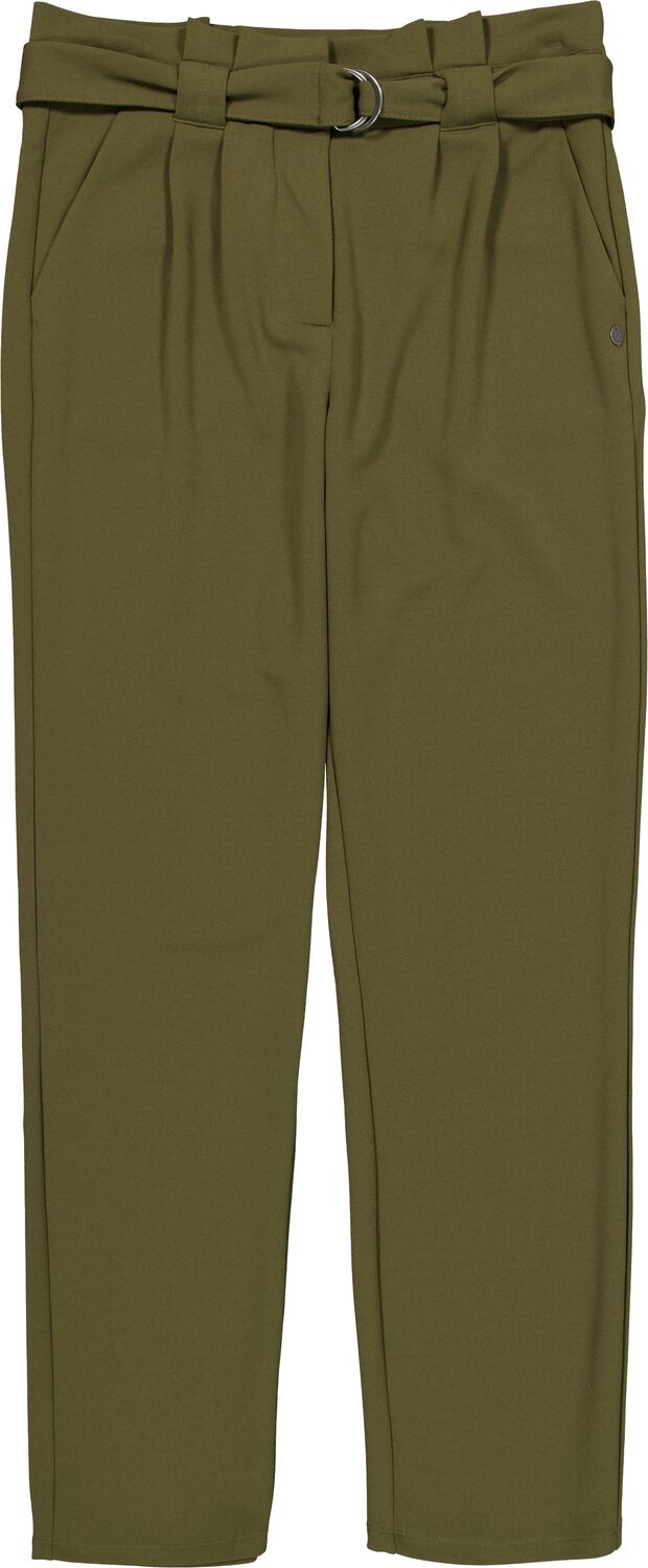 Pantalon coupe régulière / ceinture 