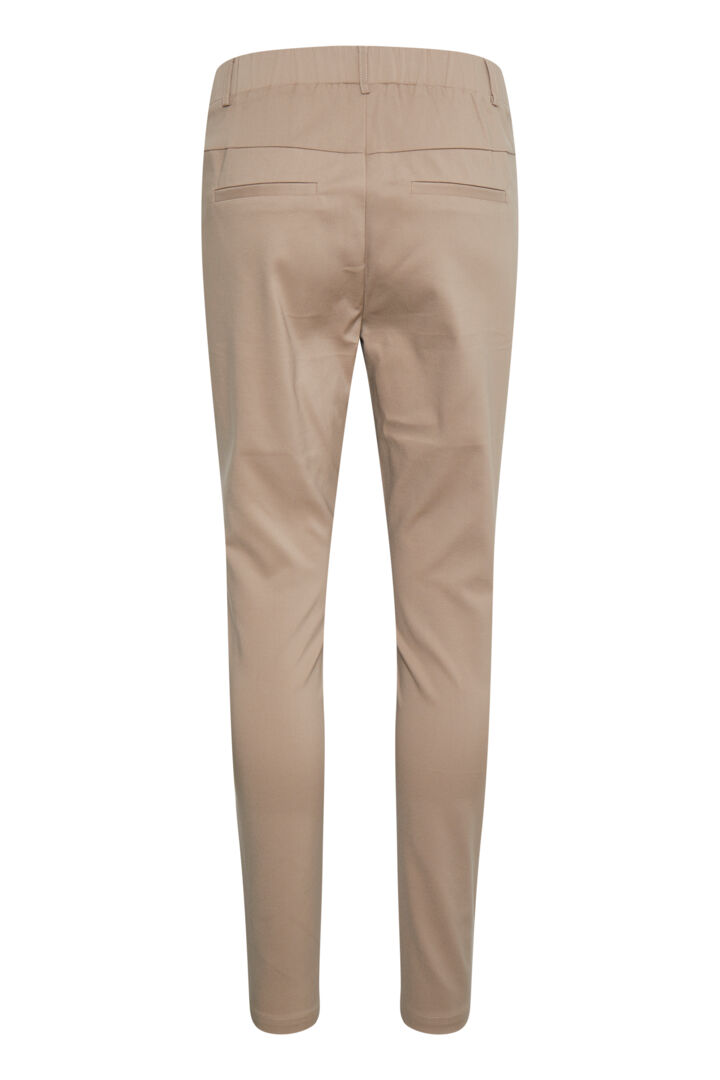 Pantalon pull-on / poche fermeture éclair / taille élastique 