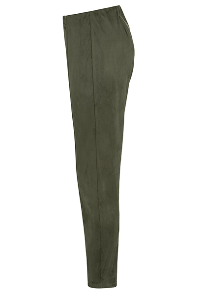 Pantalon pull on / effet suède
