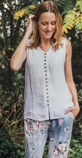 Blouse sans manches / Papillon