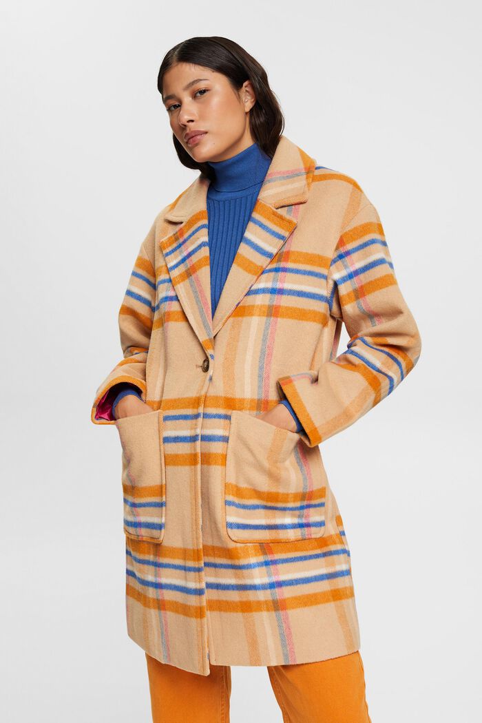 Manteau de transition en mélange de laine / Esprit Manteau de transition en mélange de laine / Esprit