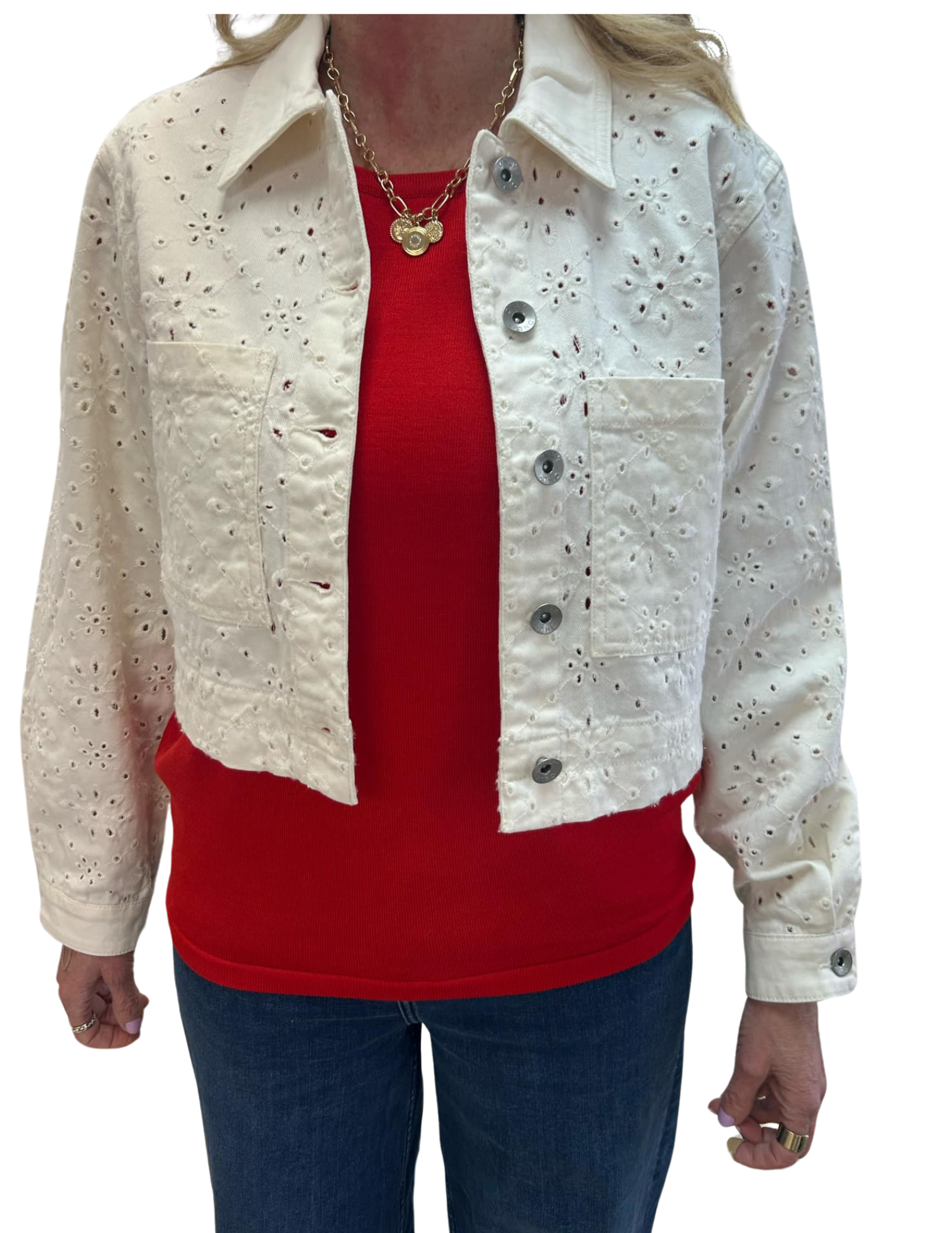 Jacket broderie piece vedette 