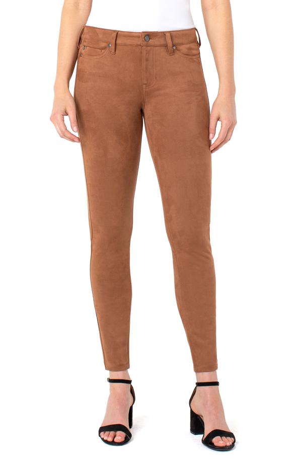 Pantalon skinny / effet suède / poches arrière Pantalon skinny / effet suède / poches arrière