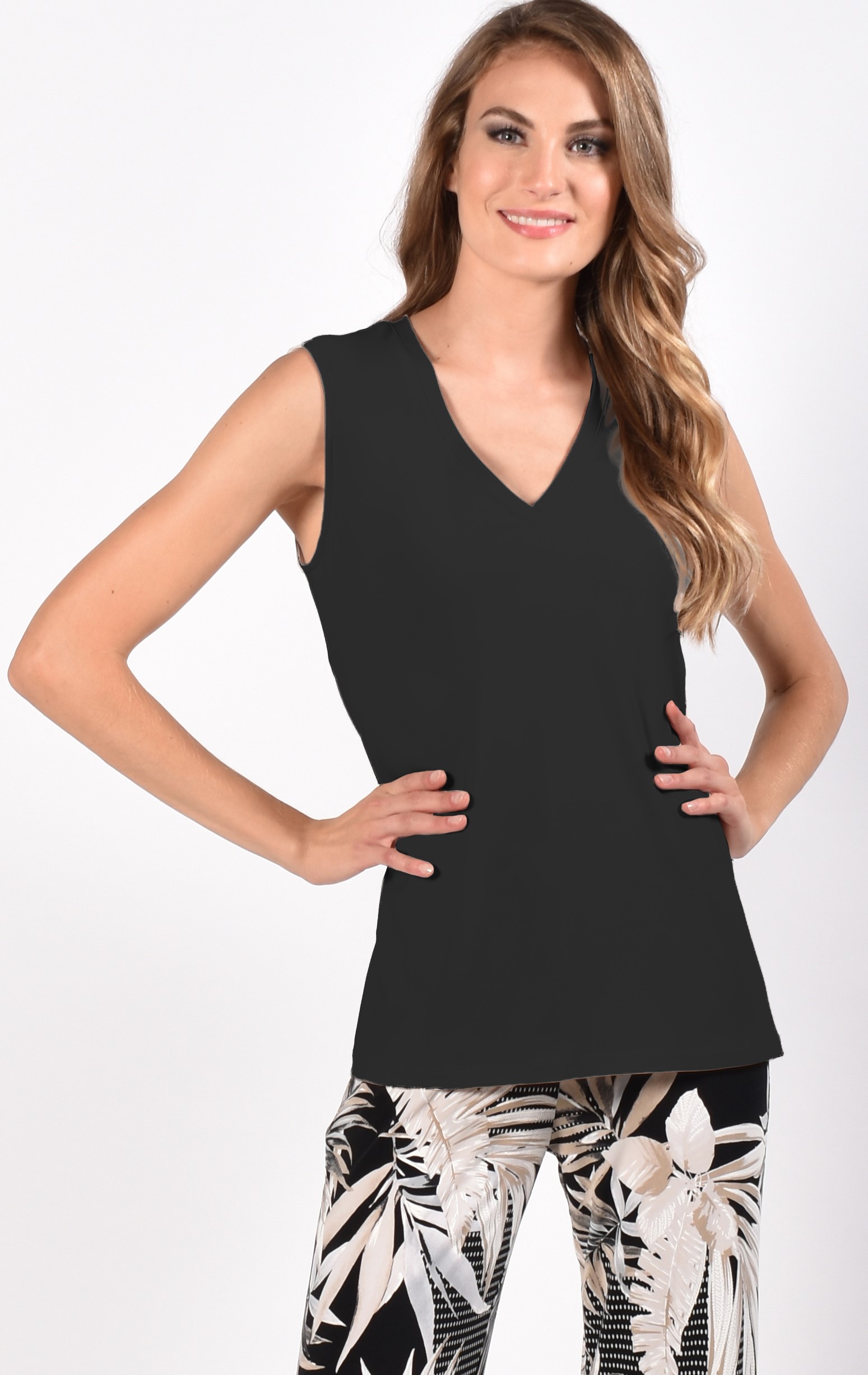 Camisole bretelle large / col en V