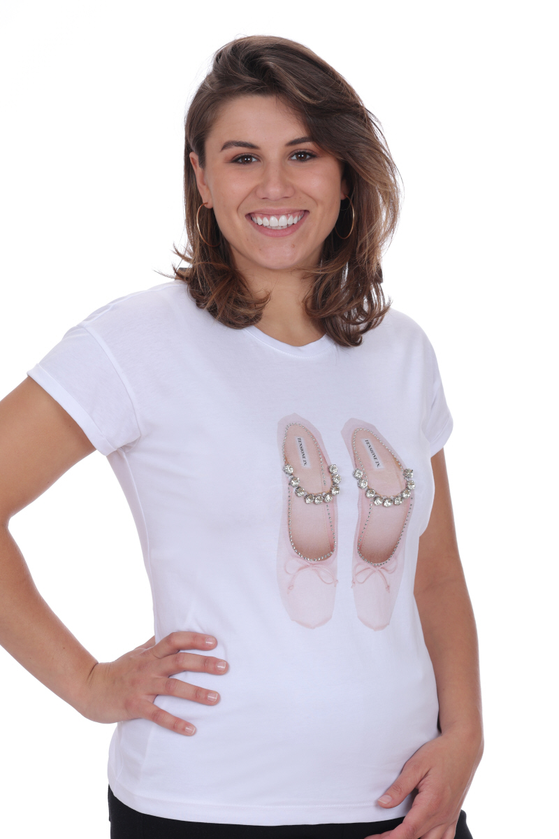 T-shirt chaussons ballet 